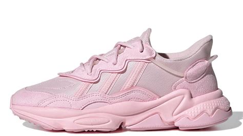 adidas ozweego pink grey|Adidas clear pink OZWEEGO shoes.